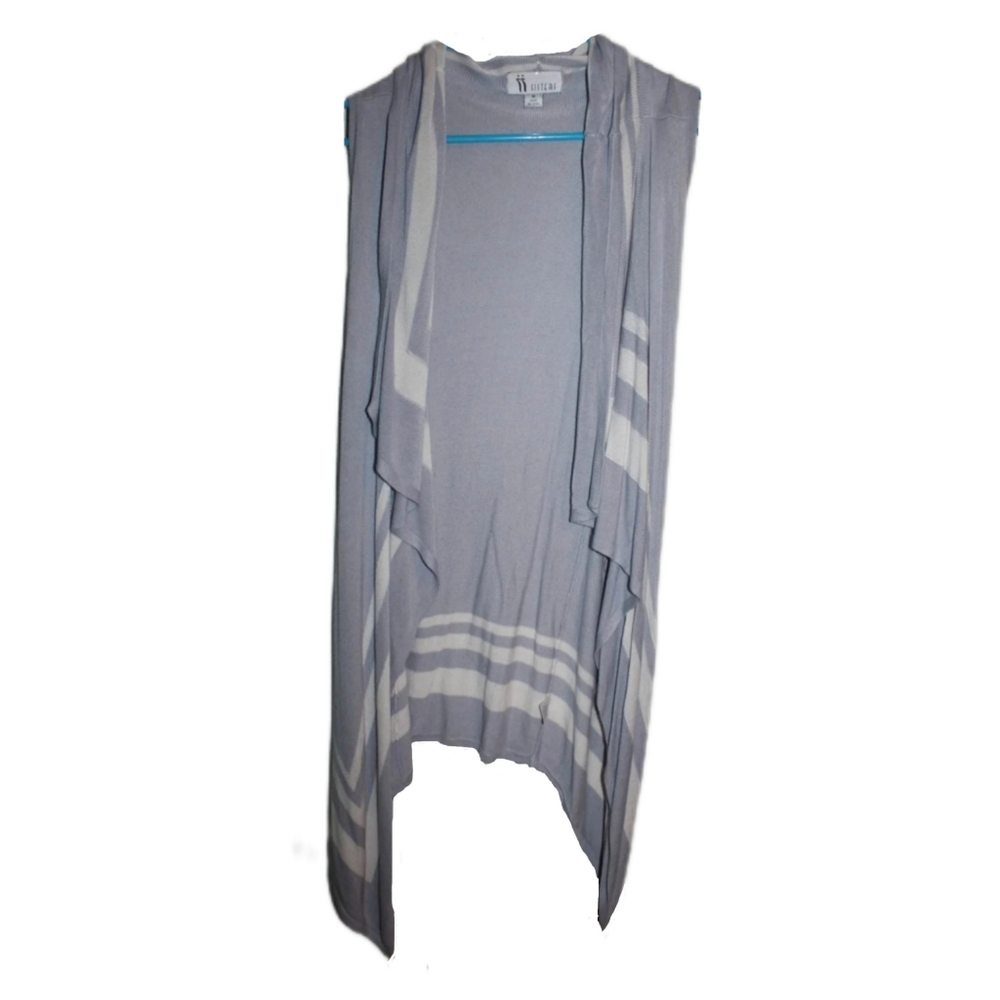 Women's Long Sleeveless Cardigan